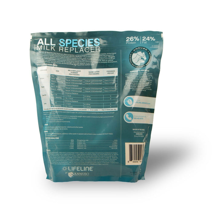 LIFELINE All - Species 26:24 Milk Replacer - Jeffers - Animal Health & Wellness > Vitamins & Supplements