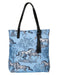 'Lila' Blue Toile Tote - Jeffers - Women > Accessories, Jewelry, Handbags