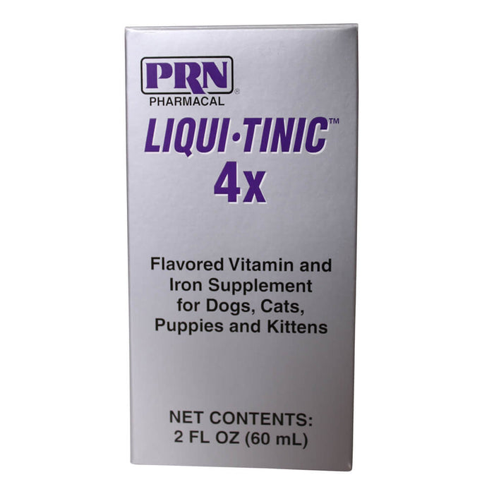 Liqui - Tinic 4X Vitamin and Iron Supplement for Dogs, Cats, Puppies and Kittens, 2 fl oz - Jeffers - Animal Health & Wellness > Vitamins & Supplements