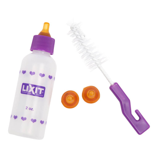 Lixit Bottle Nursing Kit, Baby Animal  - 2 oz - Jeffers - Animal Health & Wellness > Nursing Supplies