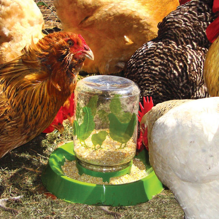 Lixit Chicken Waterer/Feeder - Jeffers - Farm & Ranch Supplies > Livestock Feeders & Waterers