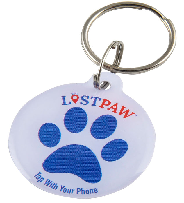 Lost Paw NFC Pet Tag, Red/White/Blue - Jeffers - Animal & Pet Supplies > Pet ID Tags