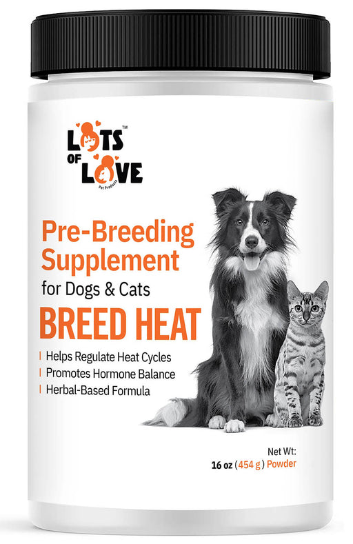 Lots of Love Breed Heat Powder, 16 oz - Jeffers - Animal Health & Wellness > Vitamins & Supplements