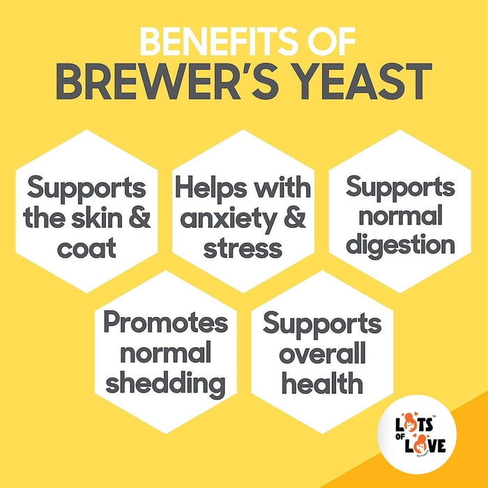 Lots of Love Brewer's Yeast/Garlic Powder - Jeffers - Animal Health & Wellness > Vitamins & Supplements