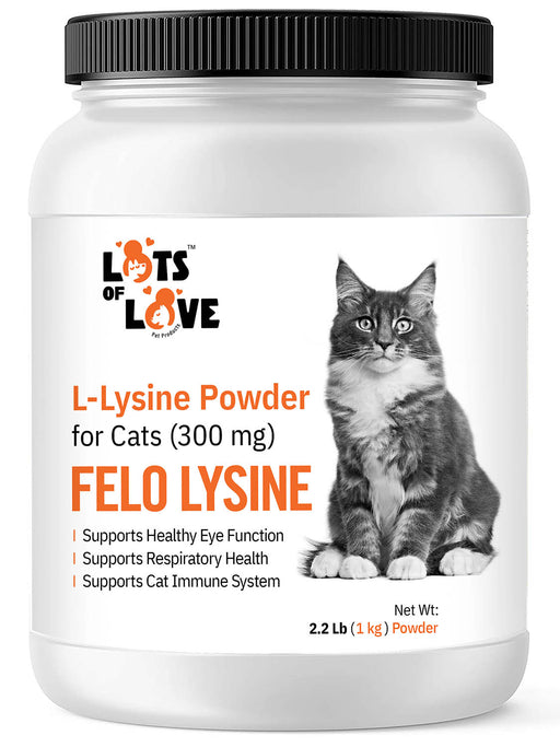 Lots of Love Fel O Lysine Powder for Cats - Jeffers - Animal Health & Wellness > Vitamins & Supplements