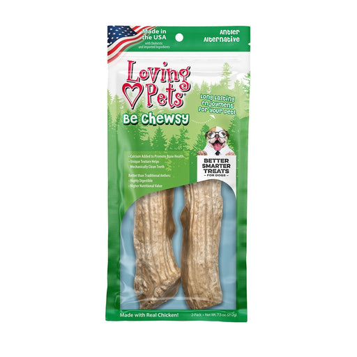 Loving Pets Be Chewsy Antler Chew Alternatives - Jeffers - Dog Supplies > Dog Treats > Chews