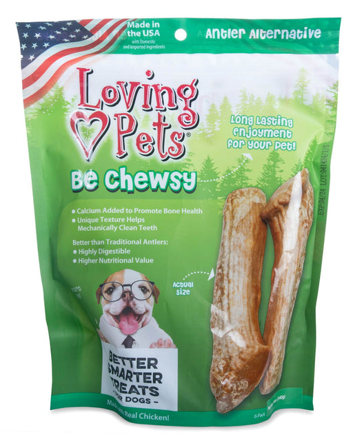 Loving Pets Be Chewsy Antler Chew Alternatives - Jeffers - Dog Supplies > Dog Treats > Chews