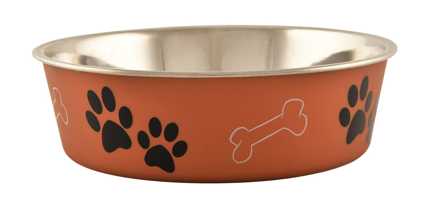 Loving Pets Bella Dog Bowls, Stainless Steel - Jeffers - Animal & Pet Supplies > Pet Bowls, Feeders & Waterers