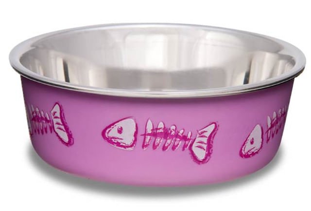 Loving Pets Bella Dog Bowls, Stainless Steel - Jeffers - Animal & Pet Supplies > Pet Bowls, Feeders & Waterers