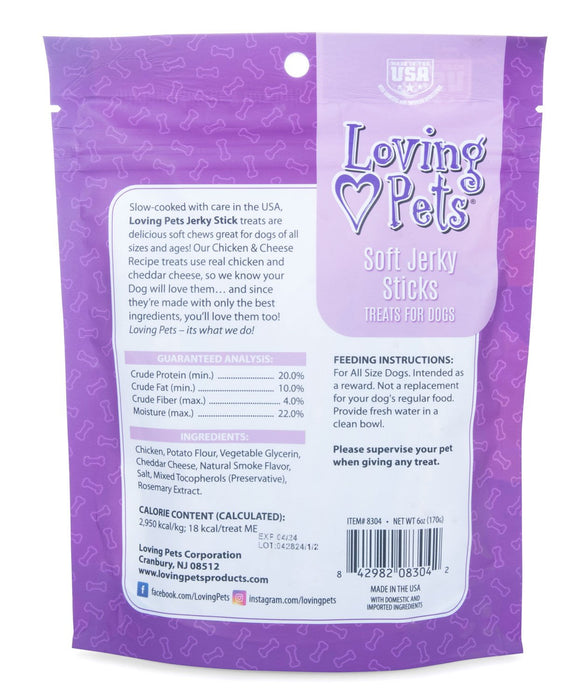 Loving Pets Soft Jerky Treats, 6 oz - Jeffers - Dog Supplies > Dog Treats > Jerky & Sausages