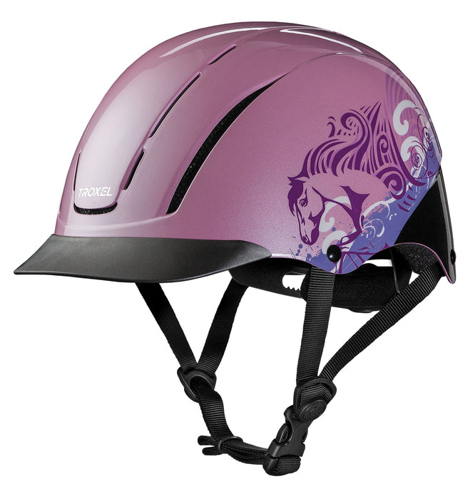 Troxel Spirit Riding Helmet, Prints - Pink Dreamscape XSmall 