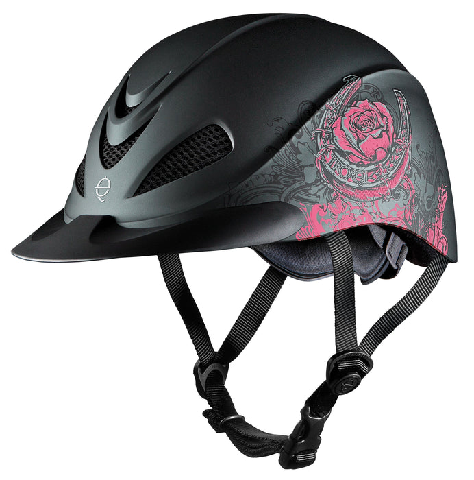 Troxel  Rebel Helmet - Pnk Rose w/ Pnk Zebr Small 