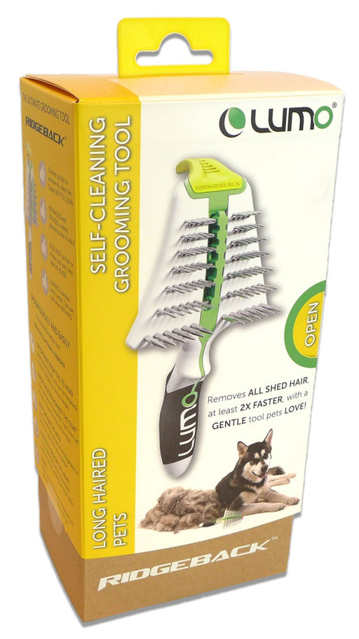 Lumo Ridgeback Long Hair Self - Cleaning Shedding Comb - Jeffers - Animal & Pet Supplies > Pet Grooming > Pet Combs & Brushes