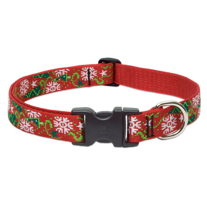 Lupine 1' W Christmas Cheer Dog Collars & Leads - Jeffers - Dog Supplies > Dog Supplies