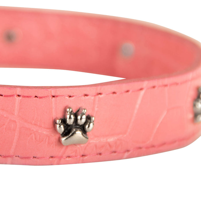 Signature Croco Collar Color Pink