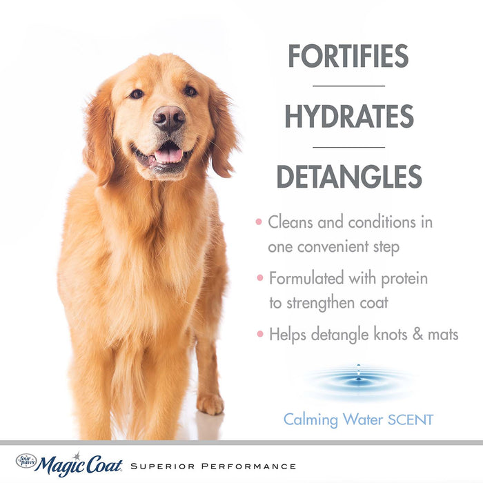 Magic Coat Cleans & Conditions 2 in 1 Shampoo and Conditioner, 16 oz - Jeffers - Animal & Pet Supplies > Pet Grooming > Pet Shampoo & Conditioner