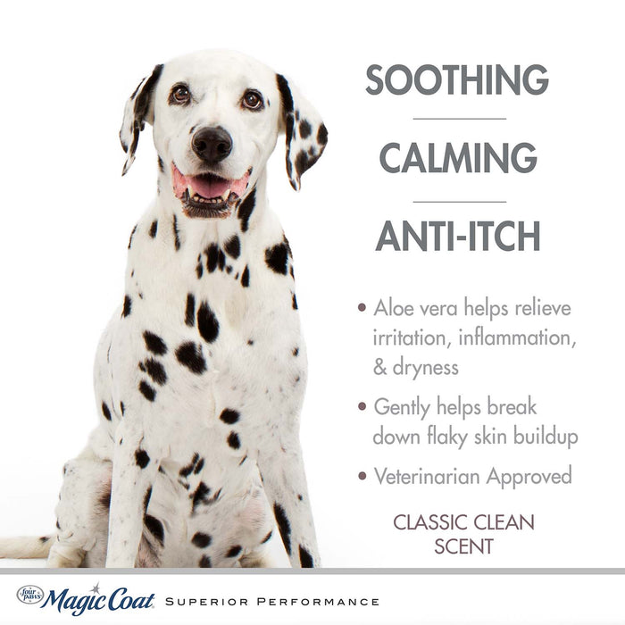 Magic Coat Medicated Dog Shampoo for Skin Allergies, 16 oz - Jeffers - Animal & Pet Supplies > Pet Grooming > Pet Shampoo & Conditioner