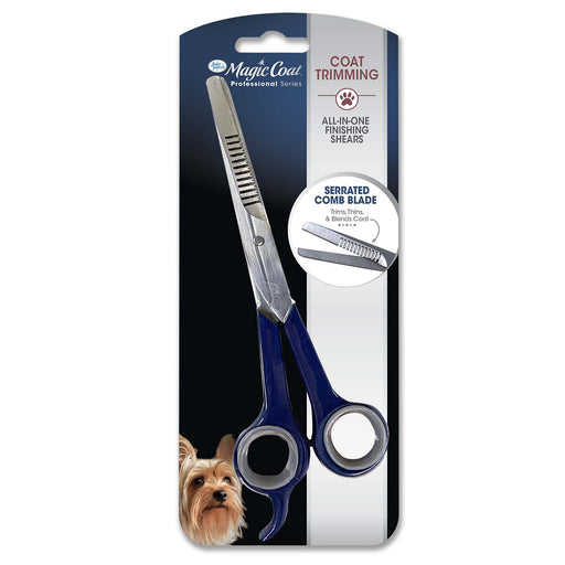 Magic Coat Professional Series All - in - One Finishing Grooming Shears - Jeffers - Animal & Pet Supplies > Pet Grooming > Pet Combs & Brushes