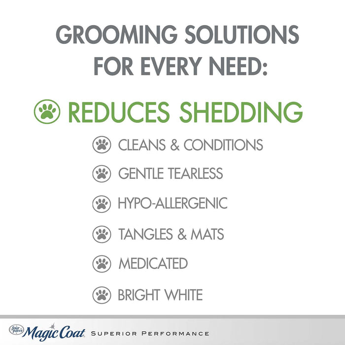 Magic Coat Reduces Shedding Shampoo, 16 oz - Jeffers - Animal & Pet Supplies > Pet Grooming > Pet Shampoo & Conditioner