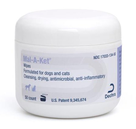 Mal - A - Ket Wipes, 2.25' round, 50 count - Jeffers - Animal Health & Wellness > Medical Supplies