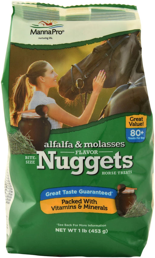 Manna Pro Alfalfa & Molasses Bite - Sizes Nuggets - Jeffers - Horse Supplies > Horse Treats