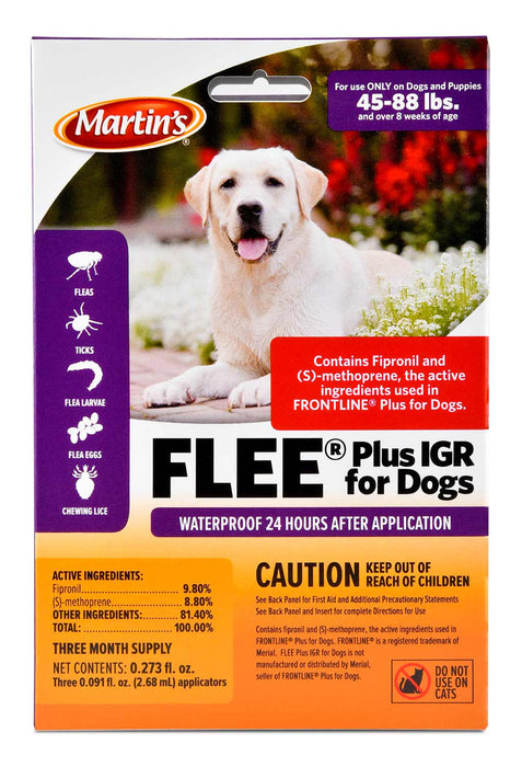 Martin's Flee Plus IGR for Dogs - Jeffers - Animal Health & Wellness > Flea & Tick Control