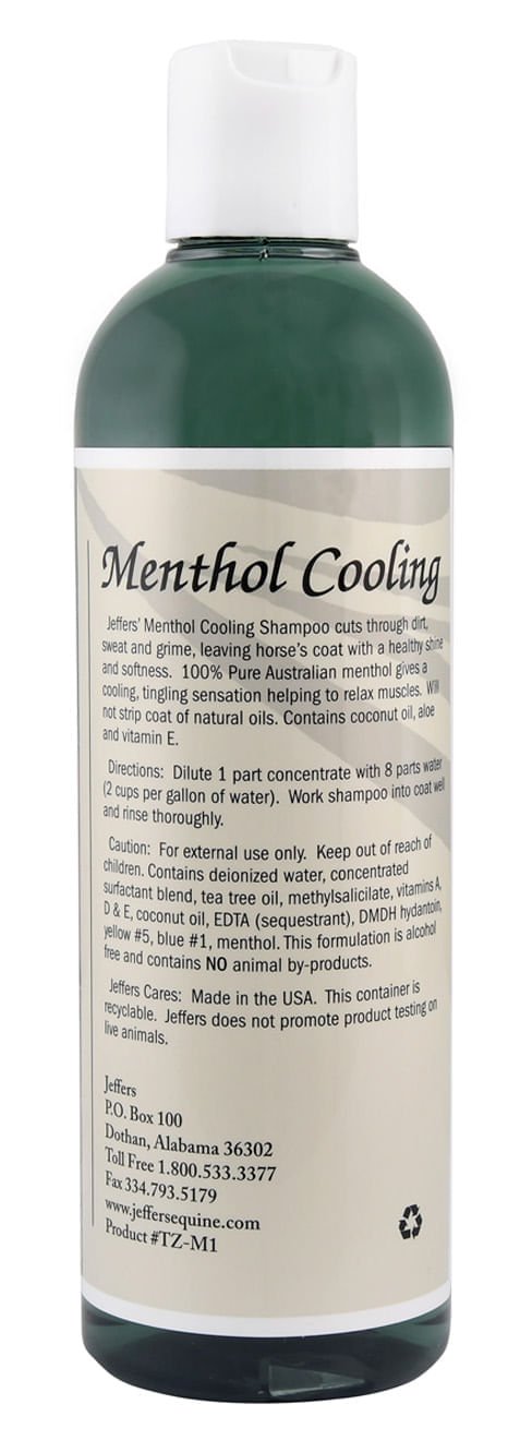 Menthol Cooling Shampoo for Horses - Jeffers - Animal & Pet Supplies > Pet Grooming > Pet Shampoo & Conditioner