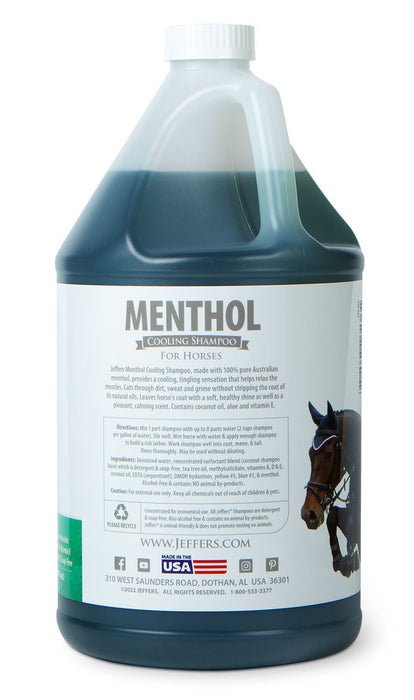 Menthol Cooling Shampoo for Horses - Jeffers - Animal & Pet Supplies > Pet Grooming > Pet Shampoo & Conditioner