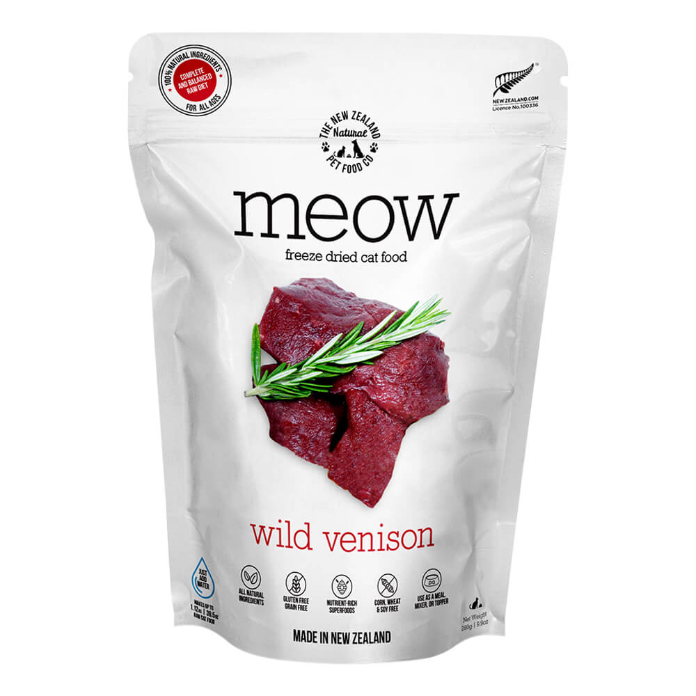 Meow Wild Venison Freeze Dried Food - Jeffers - Cat Supplies > Cat Treats