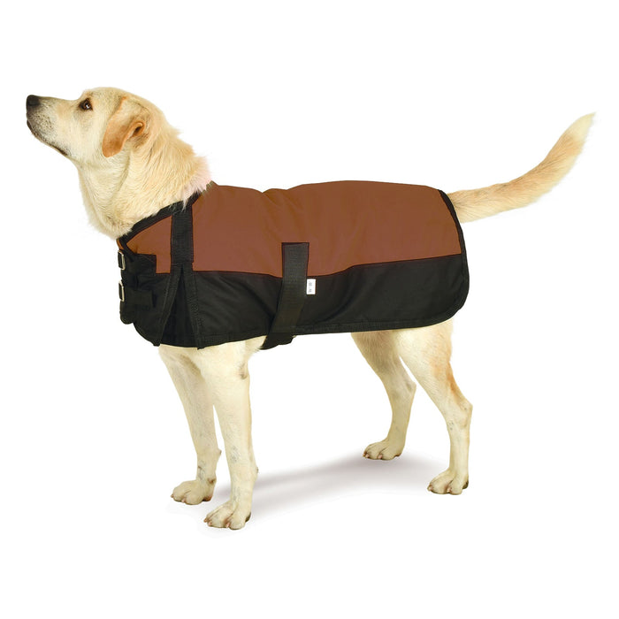 Premium Winter Dog Coat by Jeffers - Brown/Black 31-34 in 