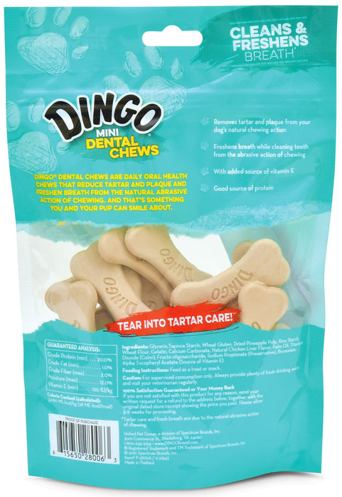 Mini Dingo Dental Chews, 24 ct. - Jeffers - Dog Supplies > Dog Treats > Chews