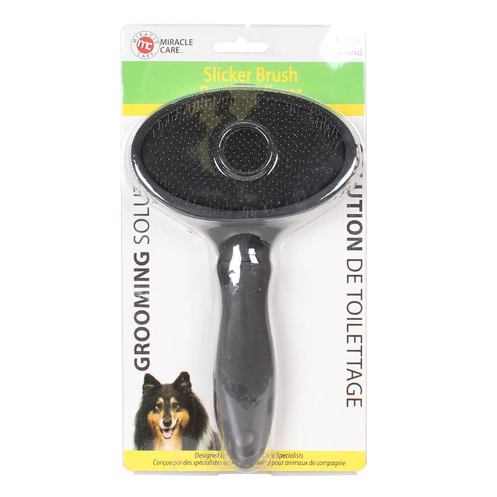 MiracleCare Slicker Brush for Large Dogs - Jeffers - Animal & Pet Supplies > Pet Grooming > Pet Combs & Brushes