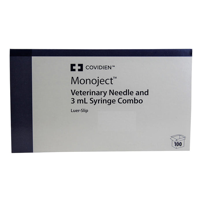 Monoject Syringes with Needles, 3 cc, LS with 22g x 3/4' - Jeffers - Animal Health & Wellness > Medical Supplies