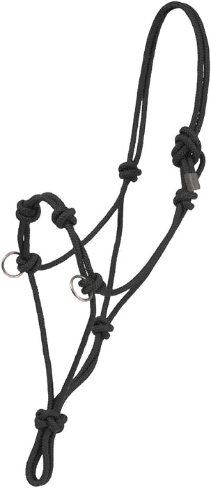 Mustang 4 - knot Side Pull Rope Halter - Jeffers - Horse Supplies > Horse Tack > Horse Halters