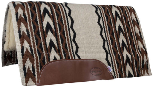 Mustang Arrowhead Fleece Bottom Saddle Pad, 36' x 34' - Jeffers - Horse Supplies > Horse Tack > Saddle Pads & Blankets