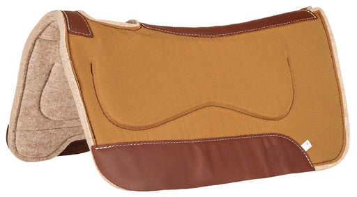 Mustang Canvas and Wool Kidney Saddle Pad - Jeffers - Horse Supplies > Horse Tack > Saddle Pads & Blankets