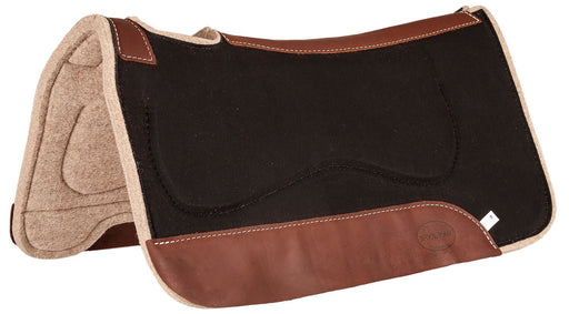 Mustang Canvas and Wool Kidney Saddle Pad - Jeffers - Horse Supplies > Horse Tack > Saddle Pads & Blankets