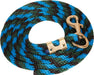 Mustang Colorful Poly Lead Rope with Bolt Snap - Jeffers - Horse Supplies > Horse Tack > Horse Halters