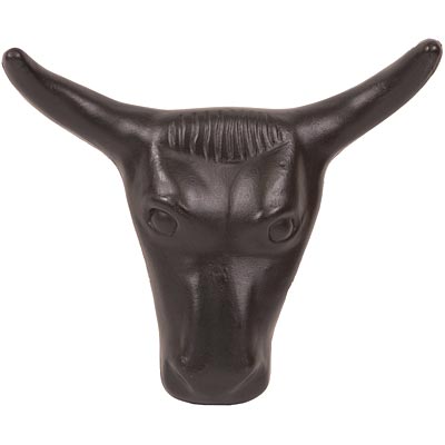 Mustang Junior Steer Head, 11.5' Horn Span - Jeffers - Horse Supplies > Riding Apparel & Accessories > Ropes & Roping Equipment