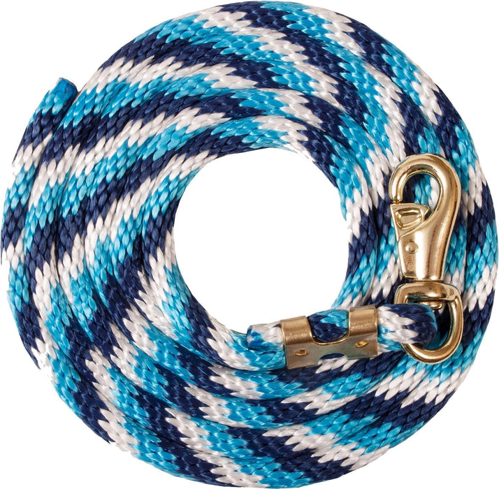 Mustang Poly Colorful Lead Rope, Bull Snap - Jeffers - Horse Supplies > Horse Tack > Horse Halters