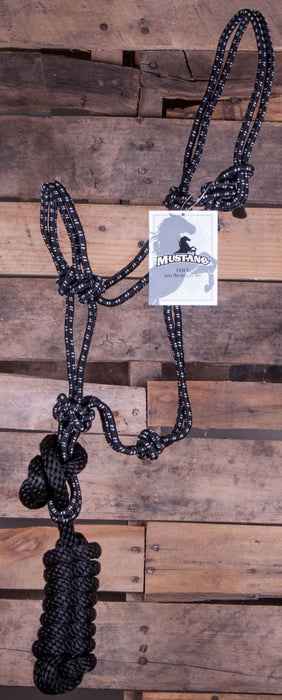 Mustang Rope Halter and Lead, Colt - Jeffers - Horse Supplies > Horse Tack > Horse Halters