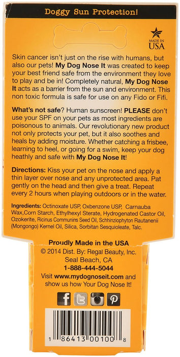 My Dog Nose It Doggy Sunscreen - Jeffers - Animal Health & Wellness > Skin & Coat Care