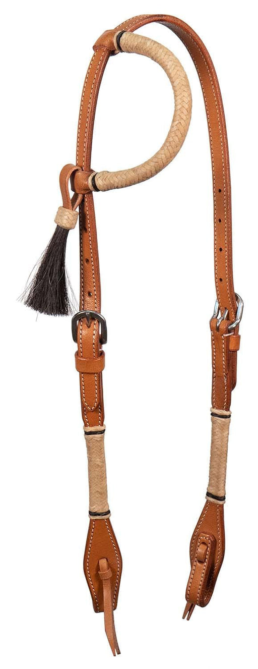 Natural Rawhide One Ear Headstall - Jeffers - Horse Supplies > Horse Tack > Bridles & Headstalls