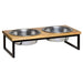 Natural Wooden Top Diner - Jeffers - Animal & Pet Supplies > Pet Bowls, Feeders & Waterers