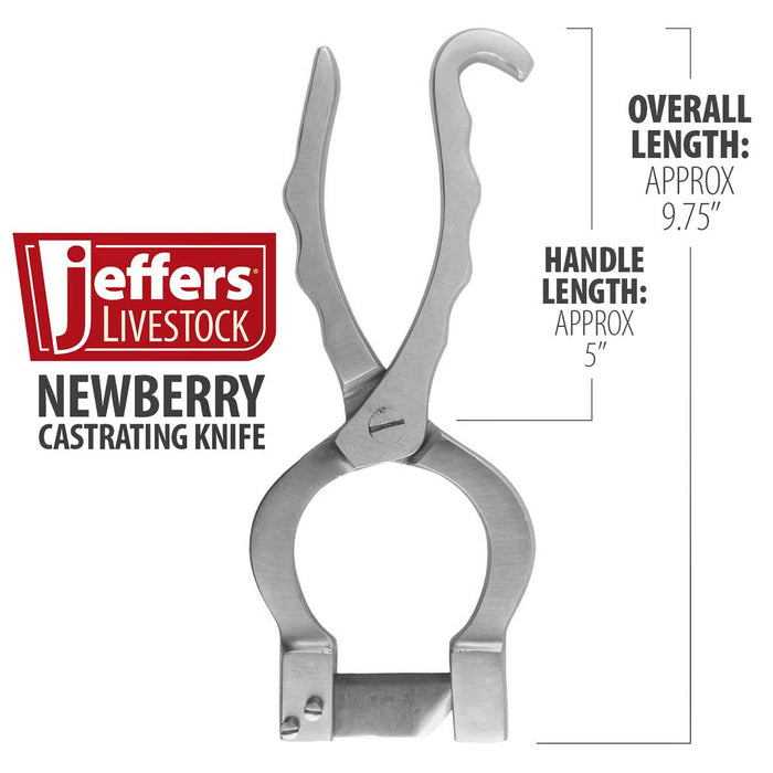 Newberry Castrating Knife (& Replacement Blades) - Jeffers - Animal Health & Wellness > Breeding Supplies