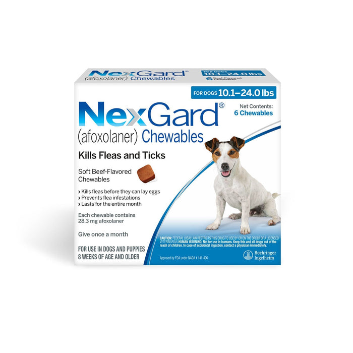 NexGard Flea and Tick Chewables for Dogs - Jeffers - Animal Health & Wellness > Flea & Tick Control