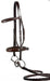 Nunn Finer Caterina Hunter Bridle, Brown - Jeffers - Horse Supplies > Horse Tack > Bridles & Headstalls