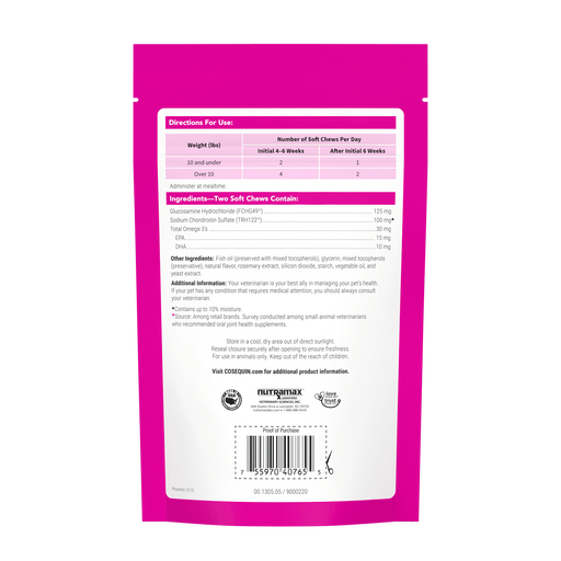 Nutramax Cosequin Joint Health Supplement for Cats - With Glucosamine, Chondroitin, and Omega - 3's - Jeffers - Animal Health & Wellness > Joint Health