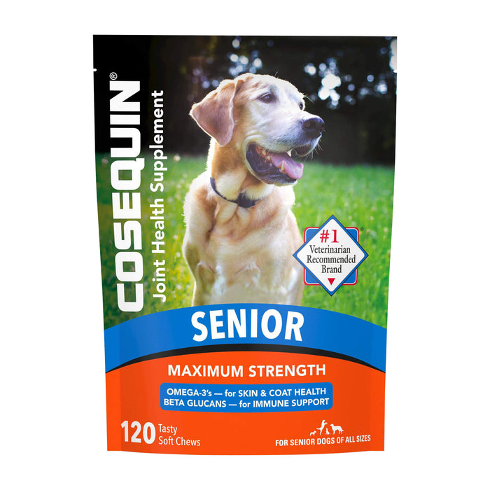 Nutramax Cosequin Senior Joint Health Supplement for Senior Dogs, 120 Soft Chews - Jeffers - Animal Health & Wellness > Joint Health