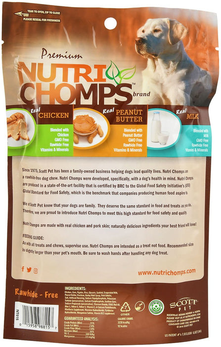 Nutri Chomps Premium Braids 4 count Variety Pack - Jeffers - Dog Supplies > Dog Treats > Chews